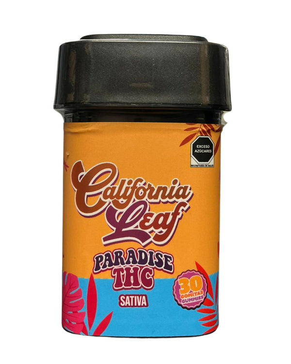 California Leaf® | Gomitas Paradise Delta 9 THC 30 ó 50 mg/pza | 15, 25 ó 30 piezas