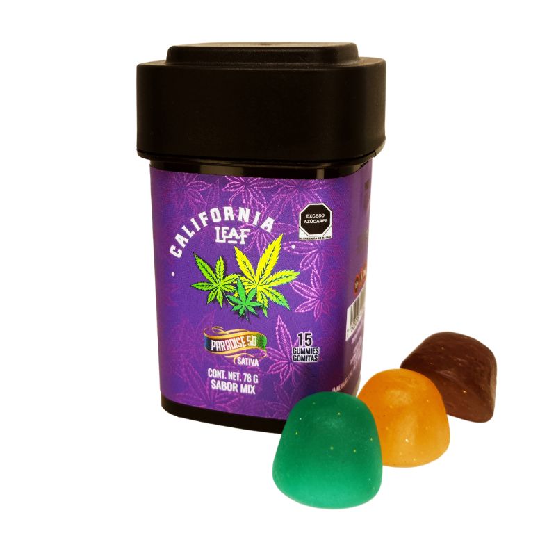 California Leaf® | Paradise Delta 9 THC Gummies 15, 30 or 50 mg/pc | 15, 25 or 30 pieces