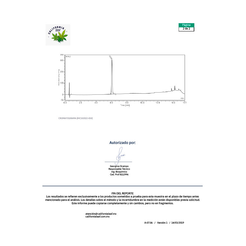 California Leaf® | Pure CBD Oil E. Isolate 3000 mg | 30ml